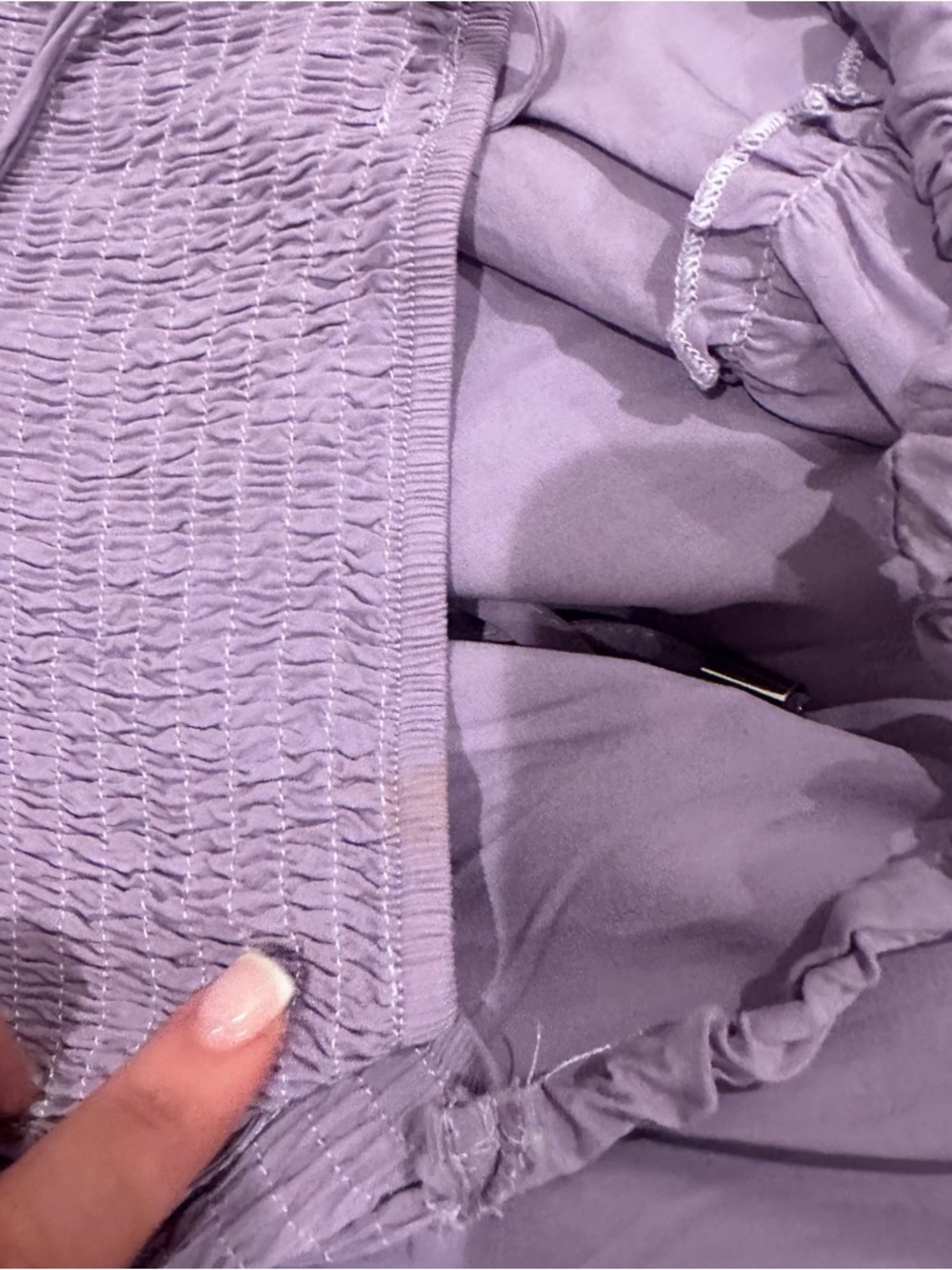 Purple Flowy Dress - Picture 8 of 8